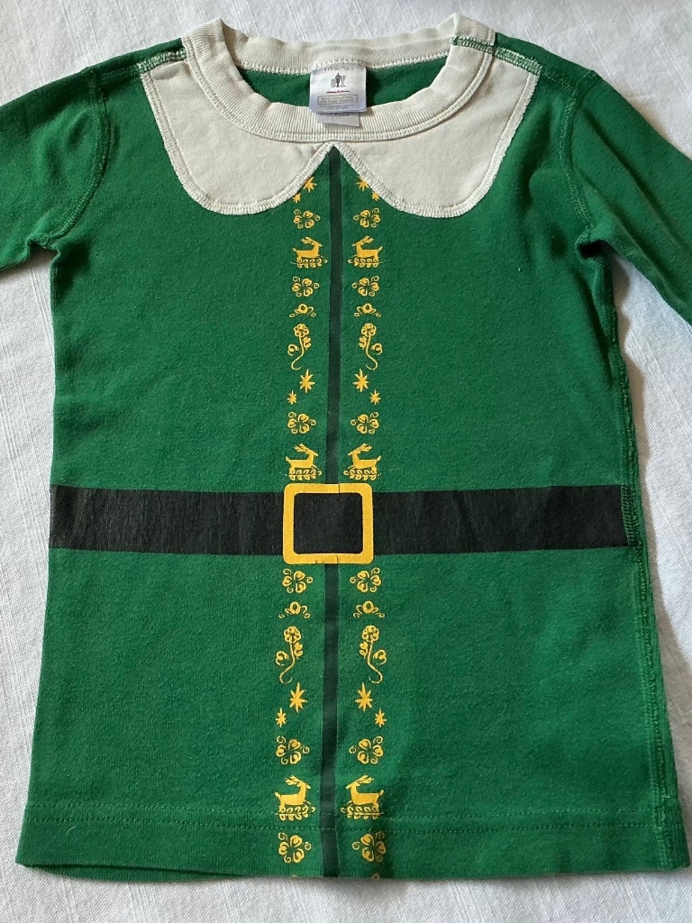 Hanna Andersson Kids Buddy the Elf Pajama Top Holiday Costume - Size 6